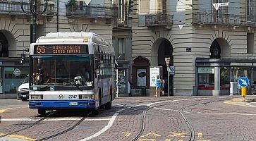 Bus in Turin