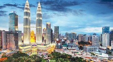 Kuala Lumpur, Malaysia skyline.