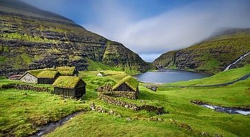 Village of Saksun, Faroe Islands, Denmark