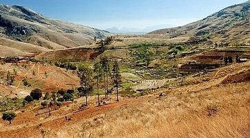 Panoramic view of Madagascar landscape