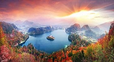 Morning on Lake Bled