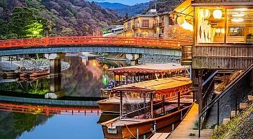 Uji River in Kyoto Japan