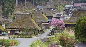 Rural landscape of Historical village Miyama in Kyoto, Japan