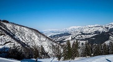 Winter season in Yuzawa, Niigata Prefecture, Japan