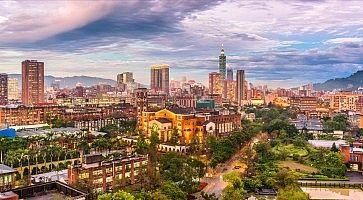 Taiwan City Skyline