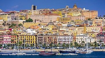 Cagliari, Italy Cityscape