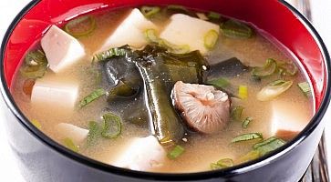 Zuppa di miso.