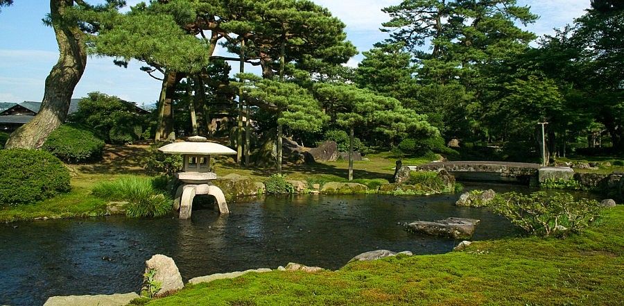 Il giardino Kenroku-en a Kanazawa