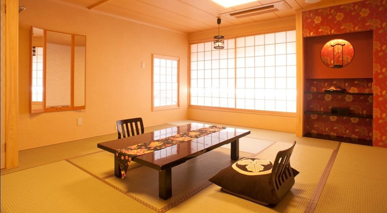 La stanza di un ryokan a Kyoto