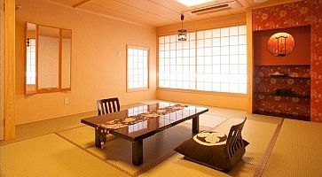 Stanza di un ryokan.