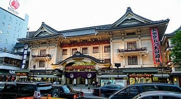 Il teatro Kabuki-za a Ginza.